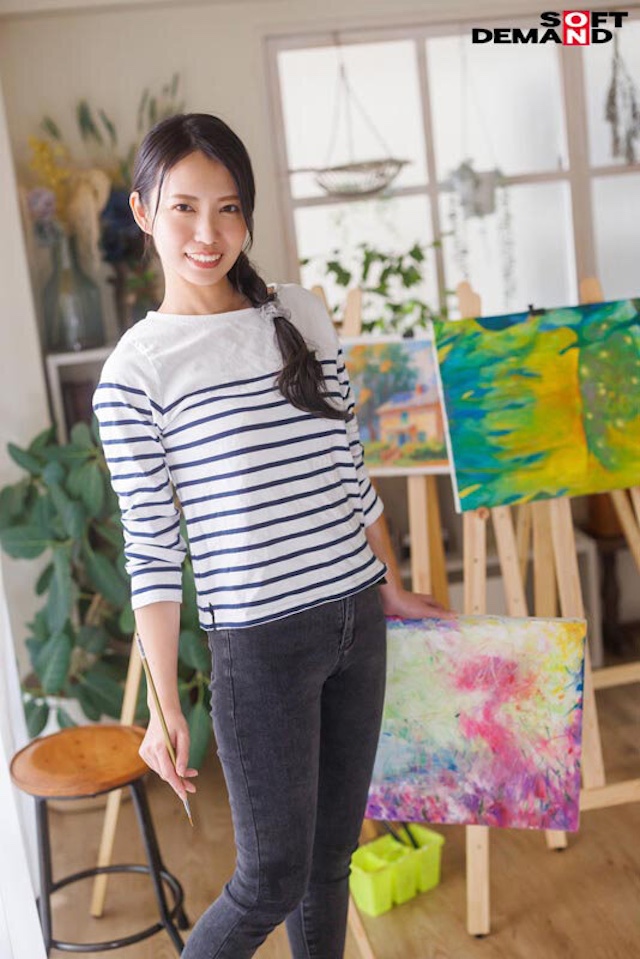 根っからの明るさで職場の絵画スクールはいつも笑顔で溢れてる 今村由美 34歳 素人人妻がAV初出演サンプル画像2