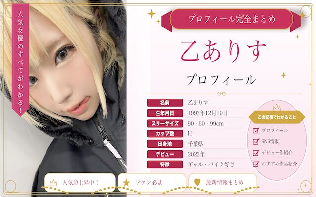 乙ありすの紹介